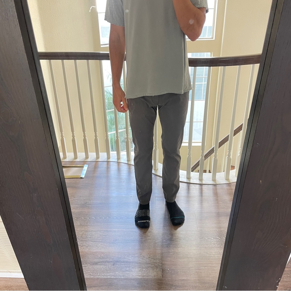 J Crew 484 Slim Chino Pants 32x30 Gray Stretch Cotton